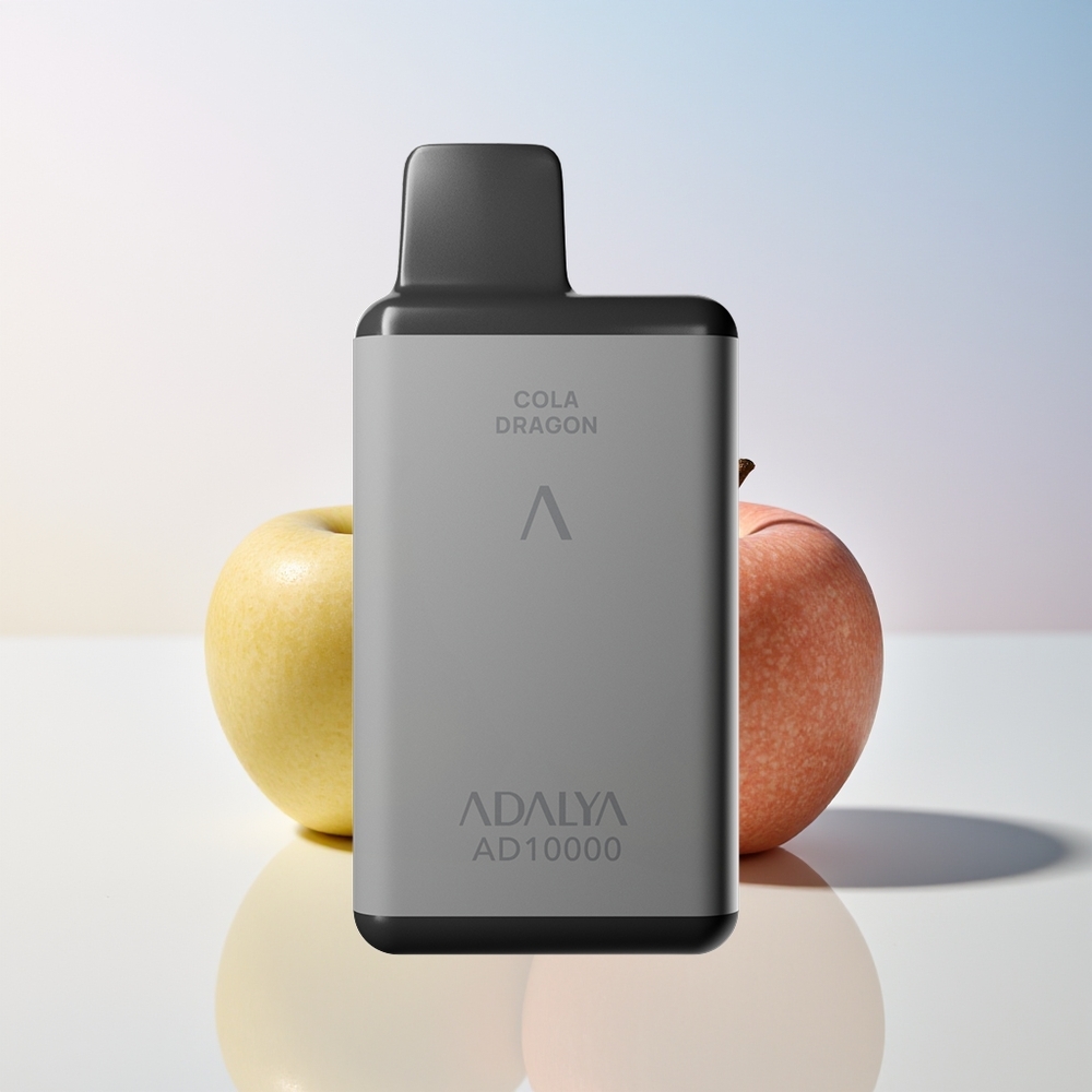 Wholesale Croatia Adalya AD 10000 Puffs Dvije Jabuke Space Gray USB-C 14 ml 2 650 mAh