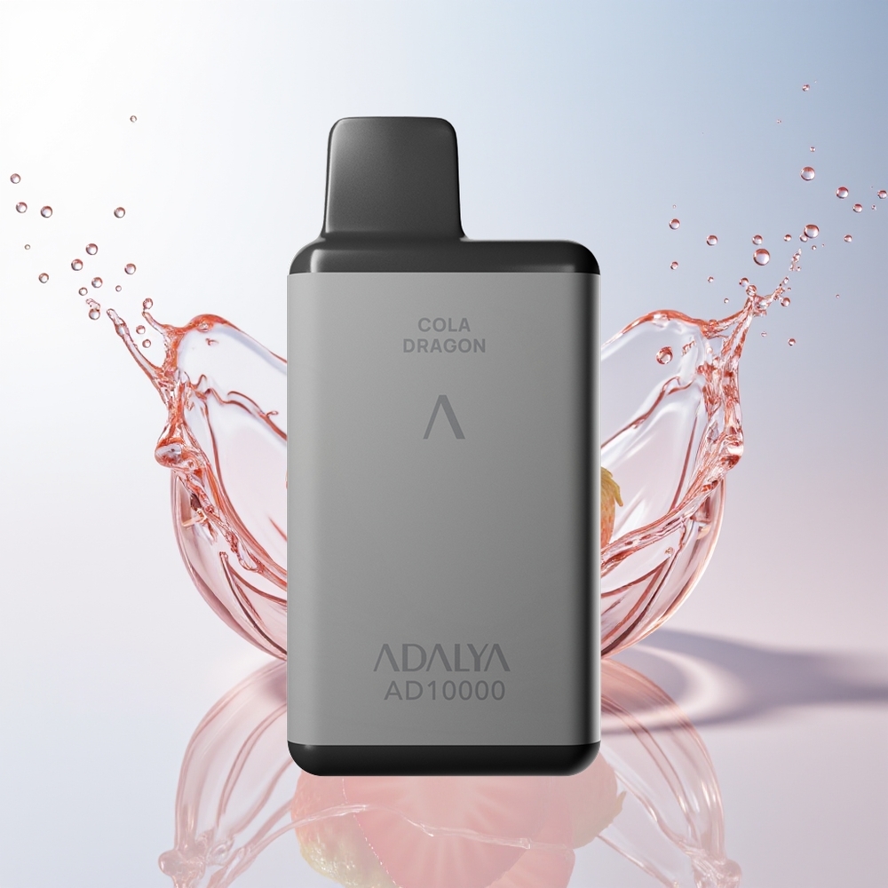 Wholesale Croatia Adalya AD 10000 Puffs Jednokratna Vape Jagoda Splash Sivo Svemirsko PC Sandblastirana Boja Plavo Svjetlo USB-C 14 ml
