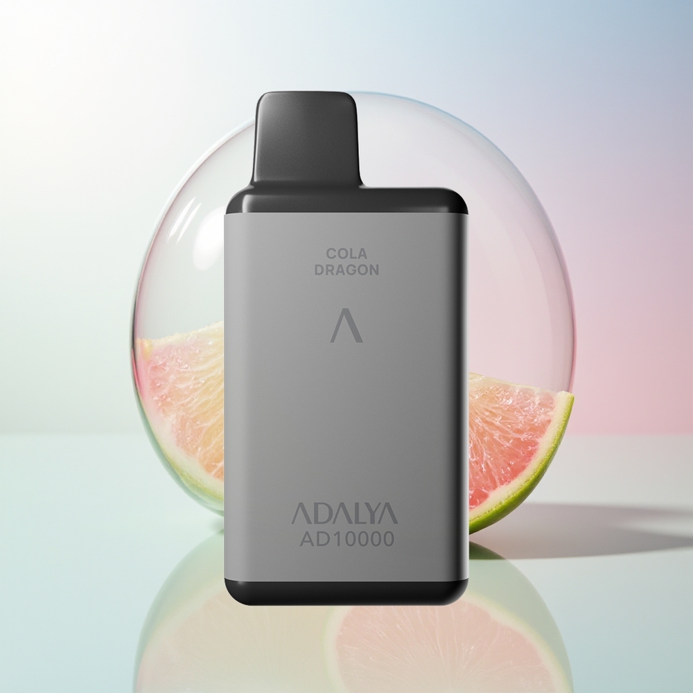 Wholesale Croatia Adalya AD 10000 Puffs Jednokratna Vape Peppermint Točka Siva Svemirska 14 ml 2 Nikotina USB-C Punjenje 650 mAh Baterija