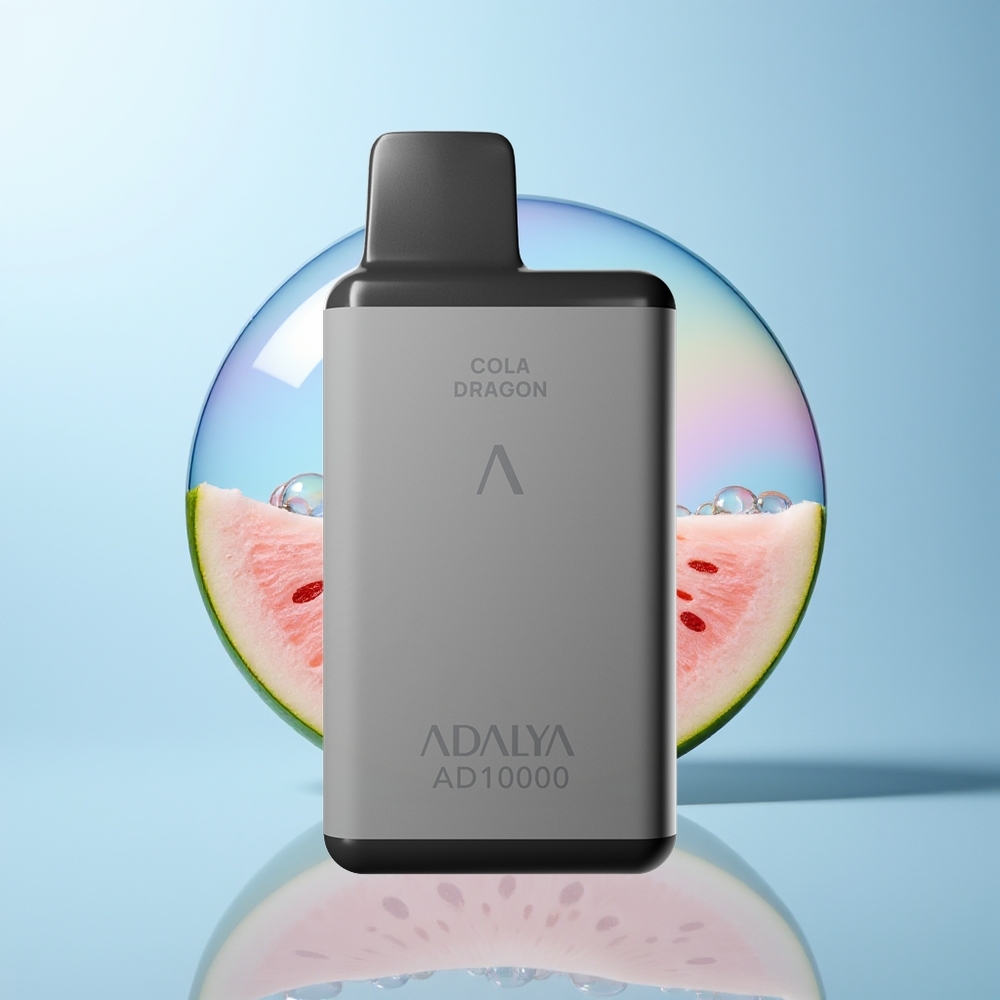 Wholesale Croatia Adalya AD 10000 Puffs Jednokratna Vape Plava Dinja Space Gray USB-C 14 ml 2 650 mAh