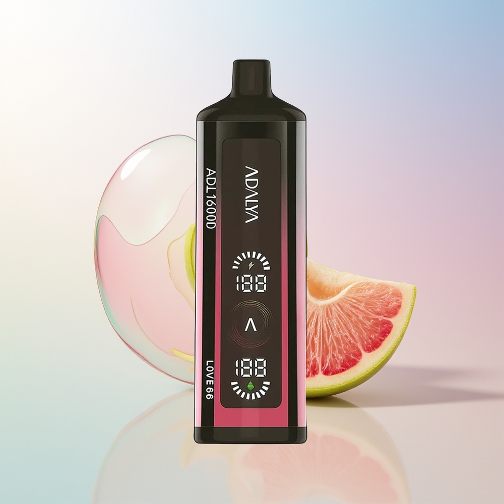Wholesale Croatia Adalya ADL 16000 PRO Puffs Jednokratna Vape Ljubav 66 Čelična Cijev Aluminijska Boja Digitalni Ekran Mesh Zavojnica USB-C Punjenje