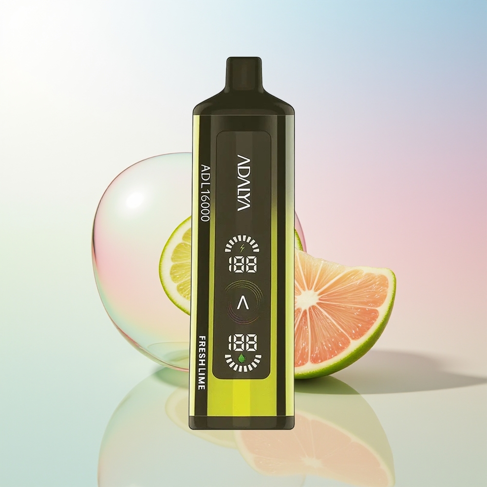 Wholesale Croatia Adalya ADL 16000 PRO Puševa Jednokratna Vape Svježi Limun USB-C 25ml 1000 mAh 2