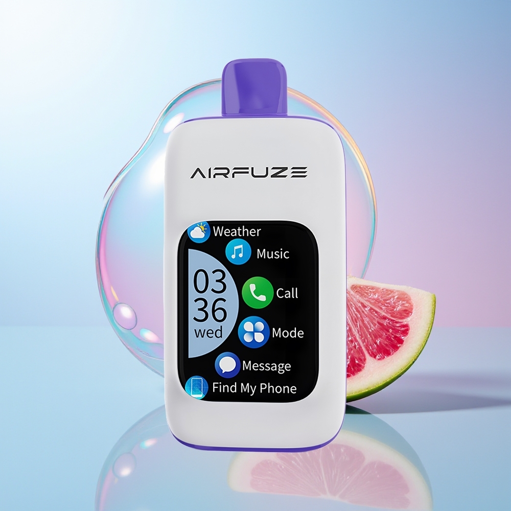 Wholesale Croatia AirFuze Smart 30000 Pufova Jednokratna Vape Plava Malina Led 5 900mAh Type-C