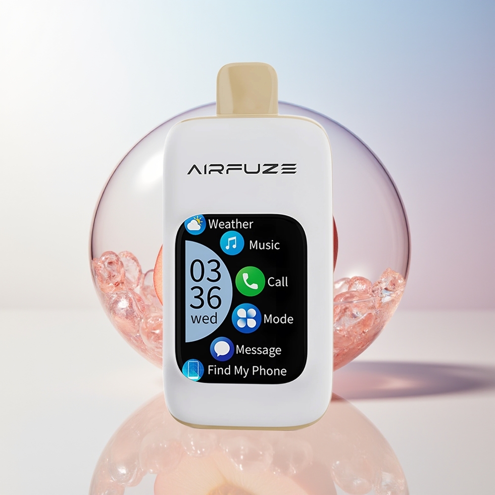 Wholesale Croatia AirFuze Smart Pro 40000 Puffs Napitak od Sočne Breskve s 900mAh Baterijom 20ML Tekućine 2 i 5 Nikotina 3 Načina Isparavanja Bežična Mobilna Integracija