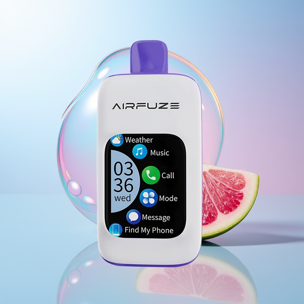 Wholesale Croatia AirFuze Smart Pro 40000 Puffs Plavi Razz Led Jednokratna Vape s 900mAh Baterijom 20ML Tekućine 2 ili 5 Nikotina 3 Načina Vapinga Bežična Povezanost