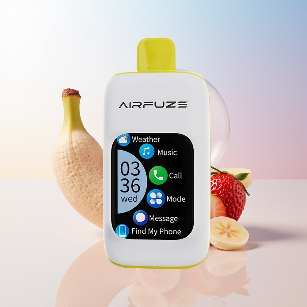 Wholesale Croatia AirFuze Smart Pro 40000 Pufova Jagoda Banana Rechargeable Smart Touch Screen Wireless Connection 3-Level Output Adjustment