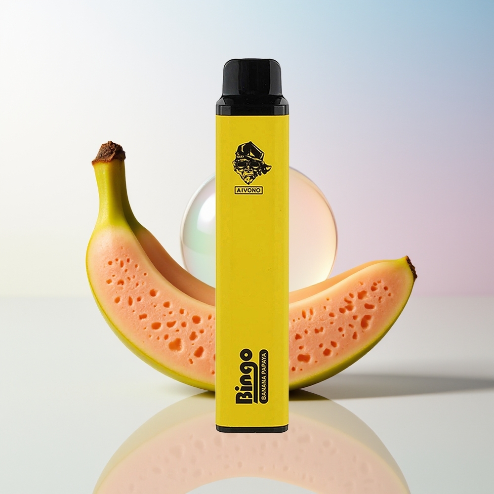 Wholesale Croatia Aivono Aim Bingo 4000 Pufova Jednokratna Vape Banana Papaja 1000mAh 10mL