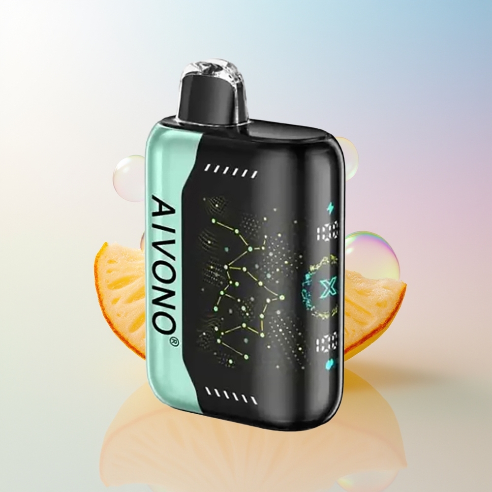 Wholesale Croatia Aivono Aim Boom 25000 Puffs Kisela Mango Ananas 0 2 3 5 Nikotina 28ml E-Liquid 650mAh Baterija 12 ohm Mesh Coil Type-C Punjenje 90g Težina