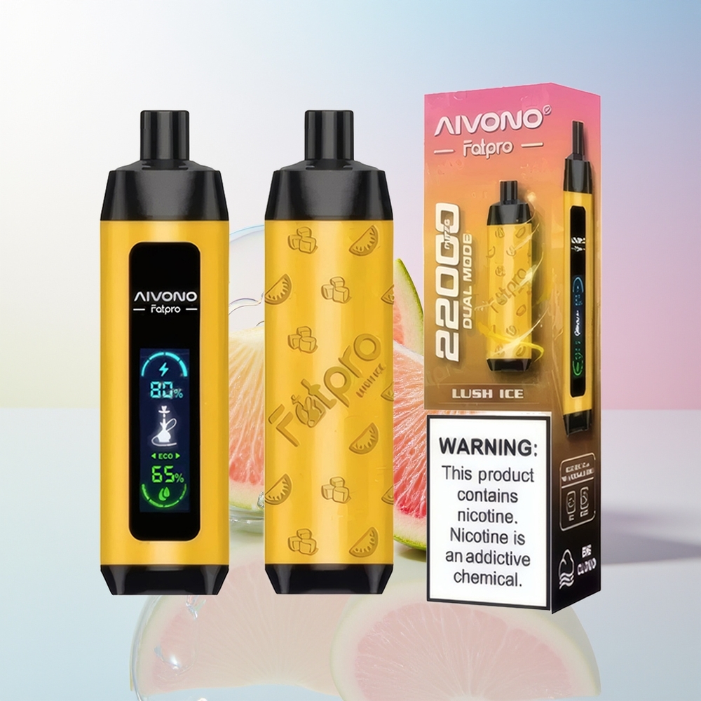 Wholesale Croatia Aivono Aim Fatpro 22000 Puffs Ljuskasti Led Jednokratna Vape 28ml 600mAh 06 ohm Mesh Coil