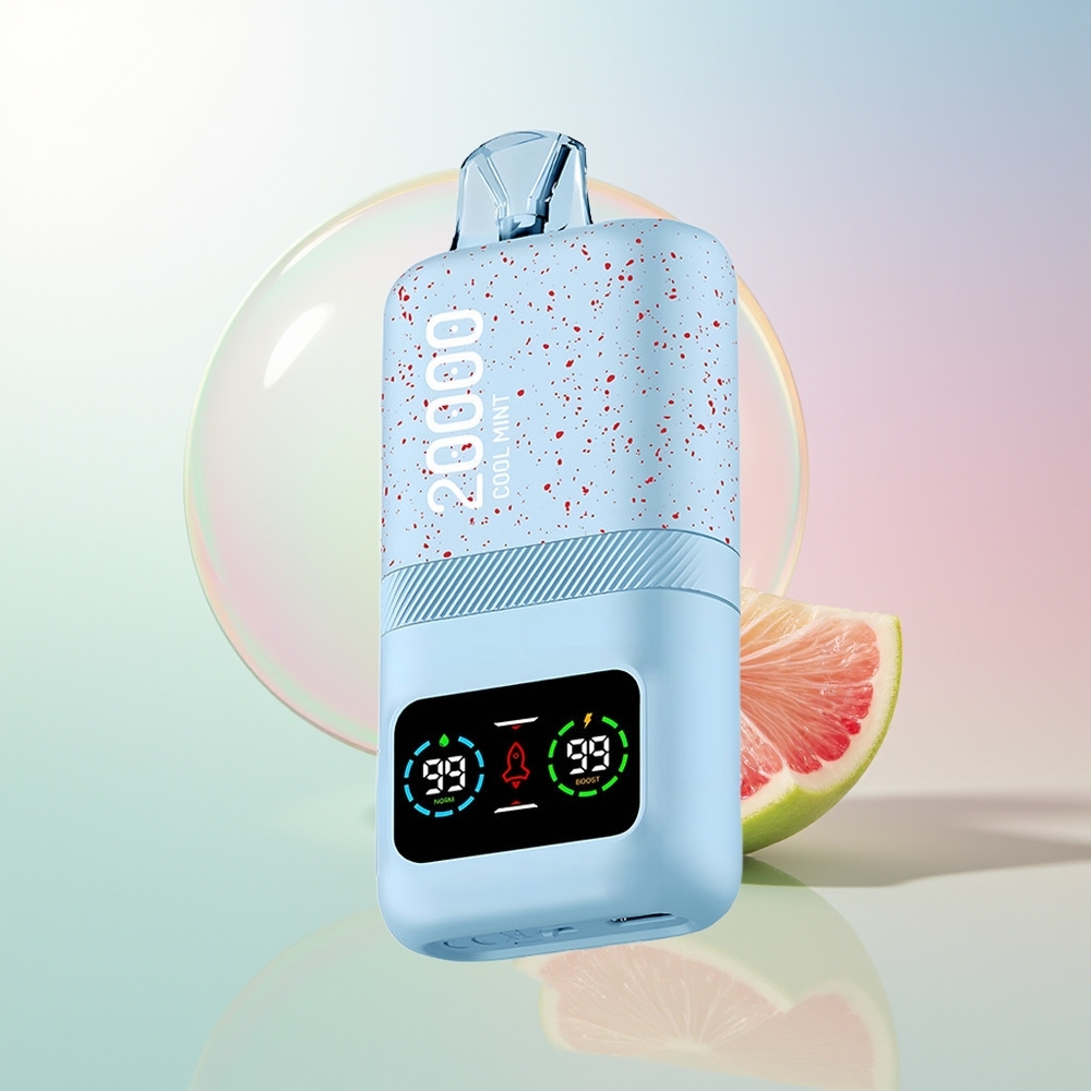 Wholesale Croatia Aivono Aim Magic 20000 Puffs Cool Mint Dual Mesh Coils LCD Display Type-C Rechargeable 26ml E-liquid