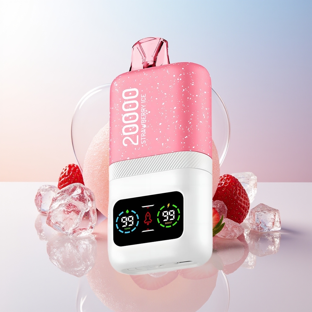 Wholesale Croatia Aivono Aim Magic 20000 Puffs Jagoda Led 0 2 3 5 Nikotin 26ml Tekućina Dual Mesh Coils LCD display Type-c Punjenje 600mAh Baterija