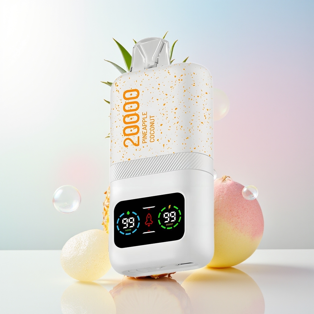 Wholesale Croatia Aivono Aim Magic 20000 Puffs Jednokratna Vape Ananas Kokos Dual Mesh LCD Type-C