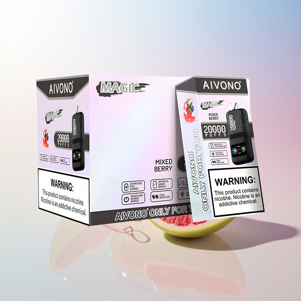 Wholesale Croatia Aivono Aim Magic 20000 Puffs Mješovita Bobica Dual Mesh LCD Type-C