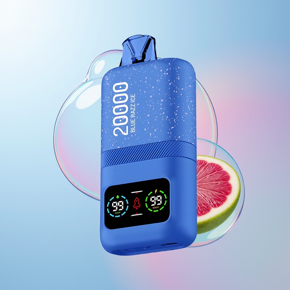 Wholesale Croatia Aivono Aim Magic 20000 Puffs Plavi Razz Led Dual Mesh Coils LCD Typ-C Punjenje