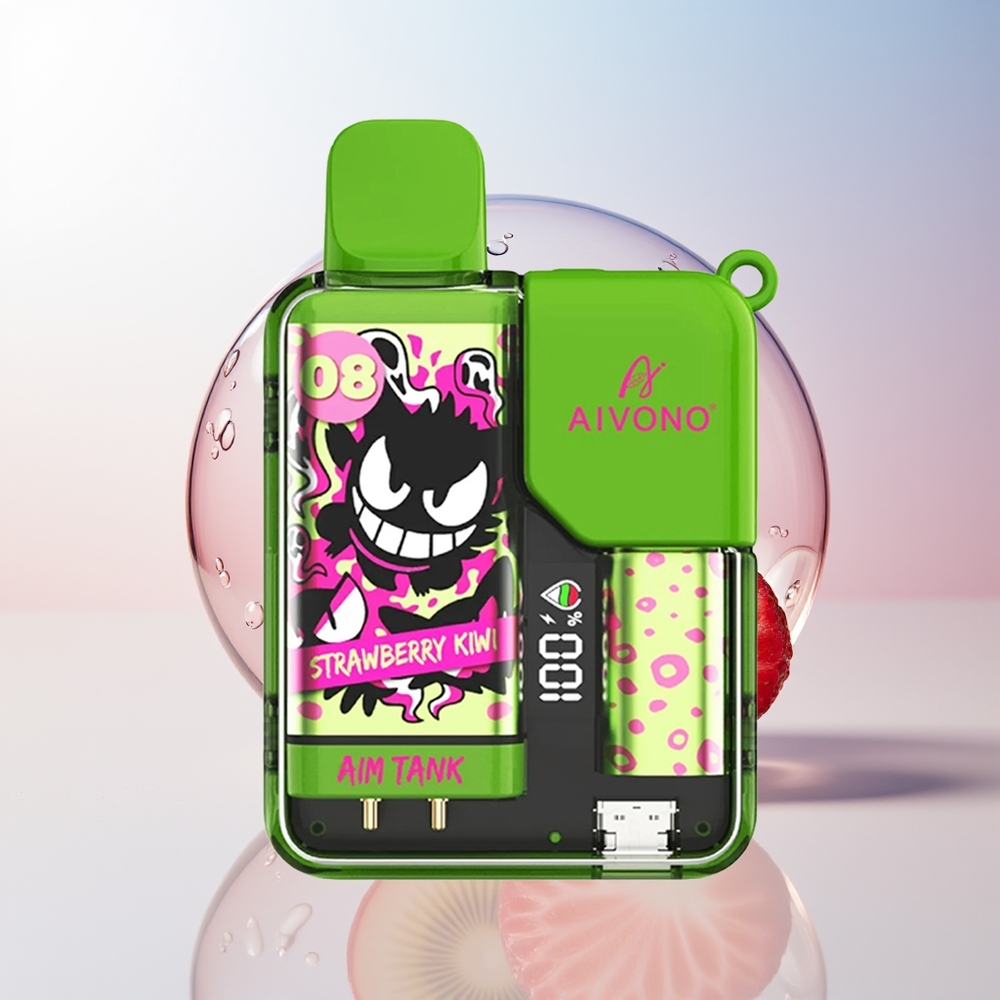 Wholesale Croatia Aivono Aim Tank 9500 Puffs Jagoda Liwi 18ml 650mAh LCD 12ohm Mesh Coil