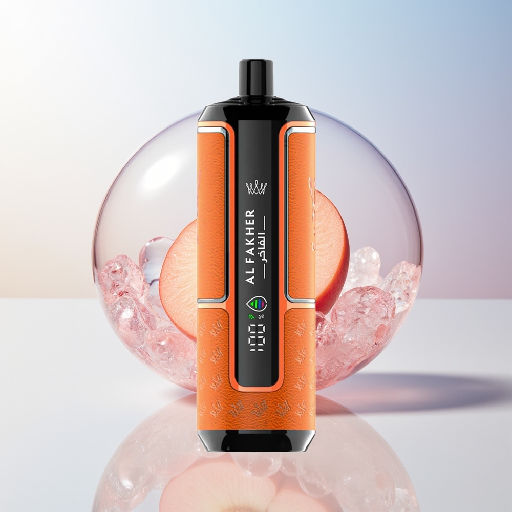 Wholesale Croatia Al Fakher Crown Bar 15K Brisko Ultra Prenosivi Vape Kit Ledena Breskva 22ml 600mAh Type-C