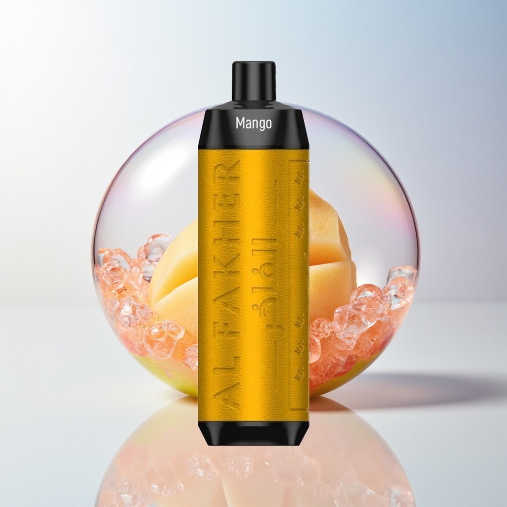 Wholesale Croatia Al Fakher Crown Bar 8000 Crystal Jednokratna Vape Mango Led 600mAh USB-C 18ml 5mg 06ohm