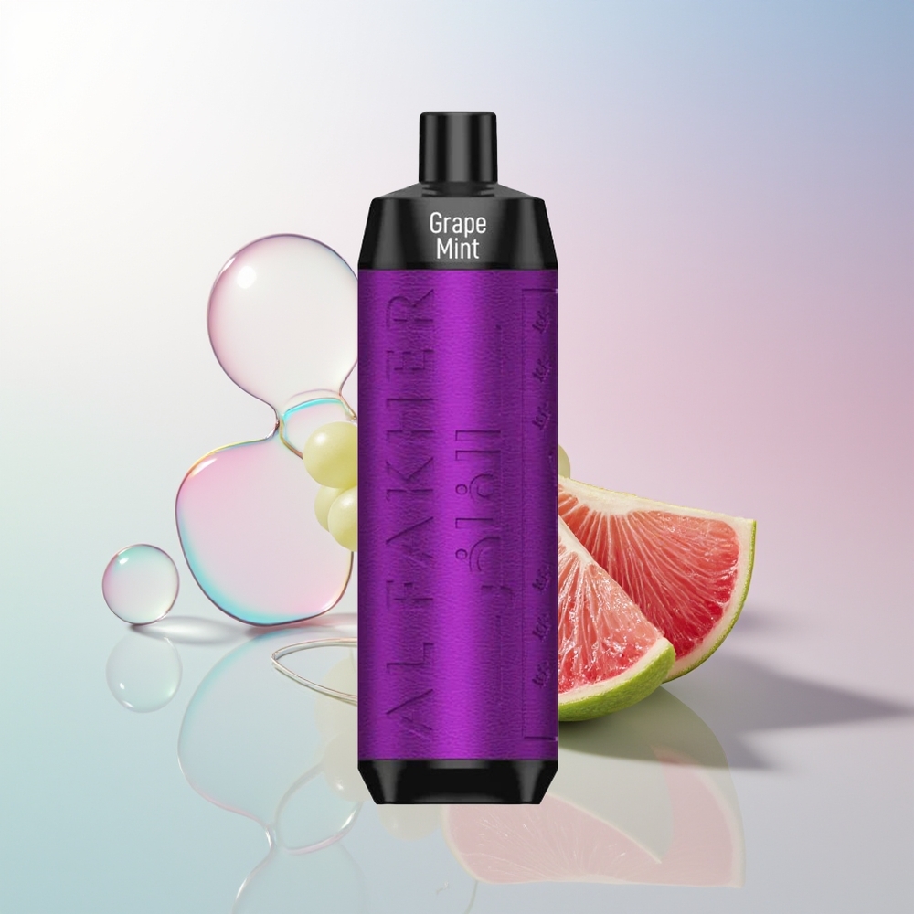 Wholesale Croatia Al Fakher Crown Bar 8000 Grožđe Metvica Jednokratna Vape 600mah 18ml 5mg