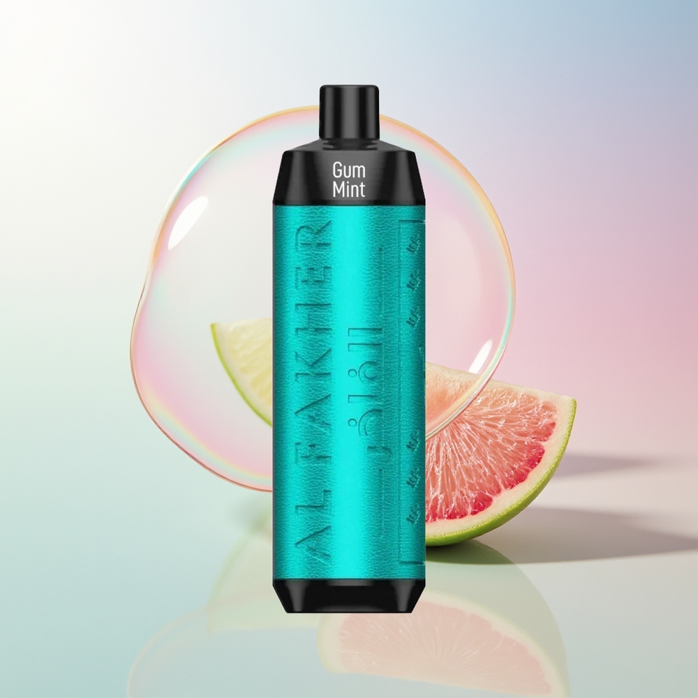 Wholesale Croatia Al Fakher Crown Bar 8000 Kristalni Jednokratni Vape Žvakaća Meta 600mah 18ml 5mg Nicotine 06 ohm Coil USB Type-c