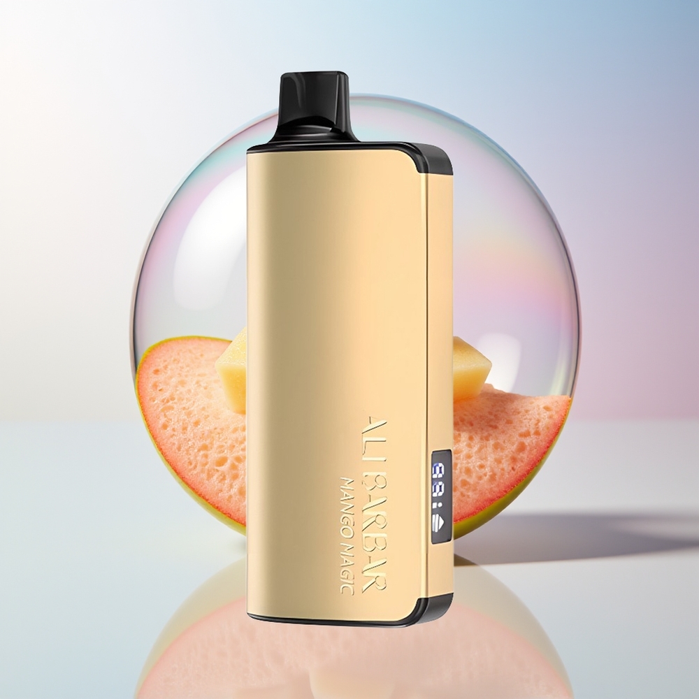Wholesale Croatia Alibarbar Ingot 9000 Puffs Čarolija Manga 22ml 2350mAh LED Display