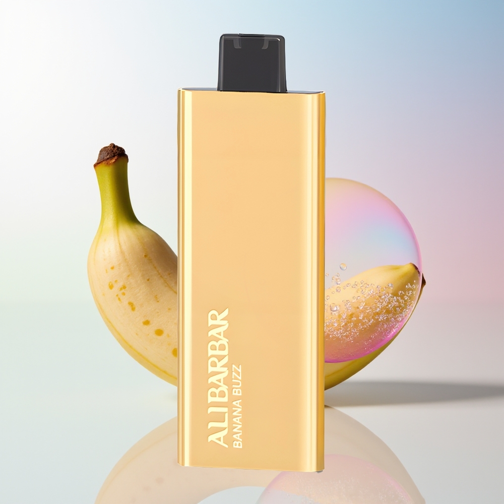 Wholesale Croatia Alibarbar Pandora 7000 Puffs Bananski Buzz 17ml 10 Ohm