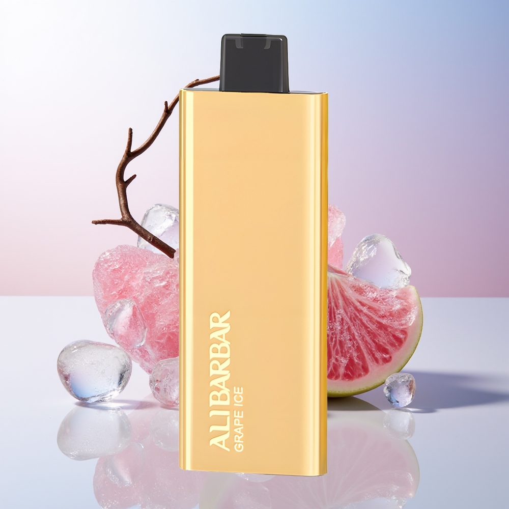 Wholesale Croatia Alibarbar Pandora 7000 Puffs Jednokratna Vape Grožđe Led 17ml 10 Ohm