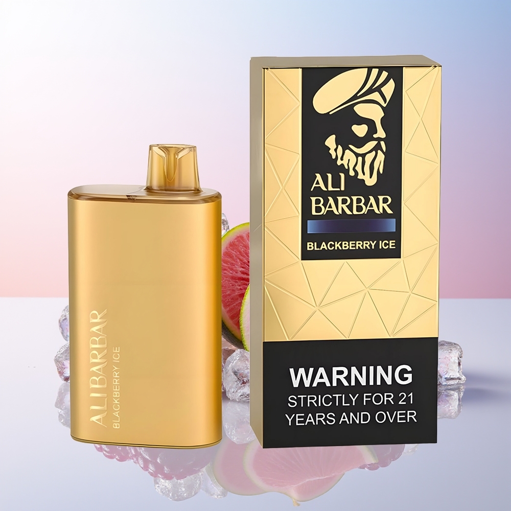 Wholesale Croatia Alibarbar Rich 8000 Puffs 20ml Kupina Led Jednokratna Vape 2000mAh 11 Ohm