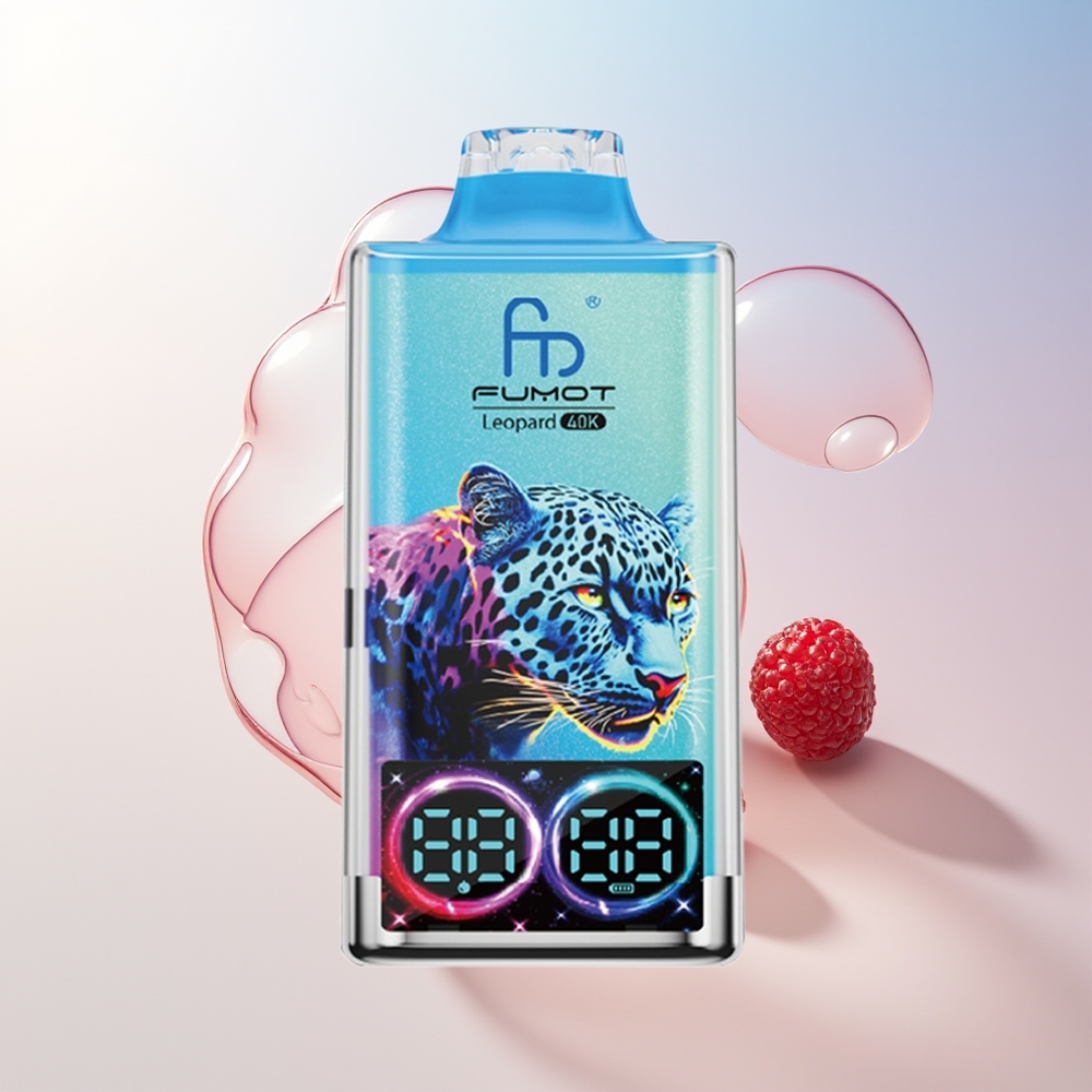 Wholesale Croatia Fumot Leopard 40K Puffs Dual Mesh 0 2 3 5 Nikotin Breskva Bobica 700mAh Type-C Digital Tube
