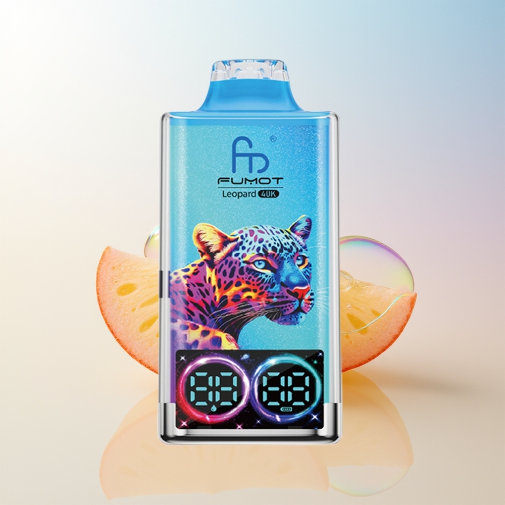 Wholesale Croatia Fumot Leopard 40K Puffs Dual Mesh 0/2/3/5 Nikotin Baterija 700mAh Type-C Punjenje Digitalni Display Brestoka Mango Ananas