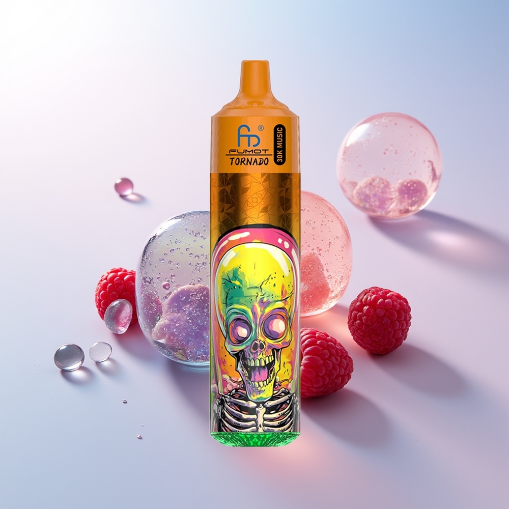 Wholesale Croatia Fumot RandM Tornado 30000 Pufova Borovina Malina 30mL 600mAh LED Display