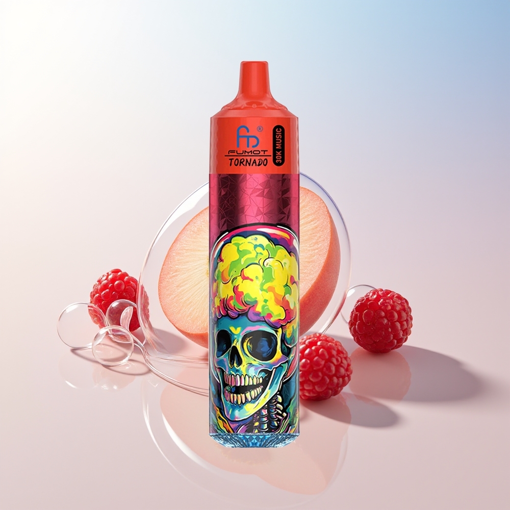 Wholesale Croatia Fumot RandM Tornado 30000 Pufova Breskva Bobice 30mL 600mAh LED