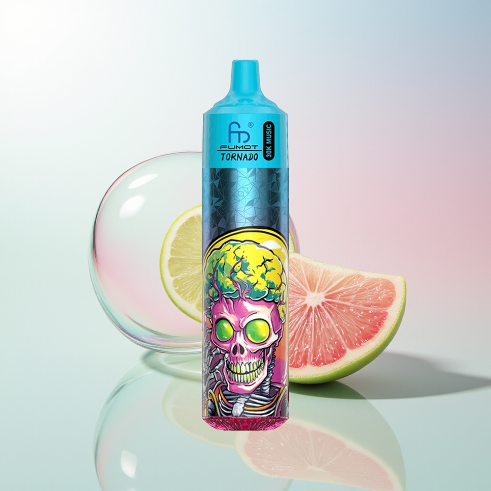 Wholesale Croatia Fumot RandM Tornado 30000 Pufova Menta Led Displej 30mL 5 600mAh