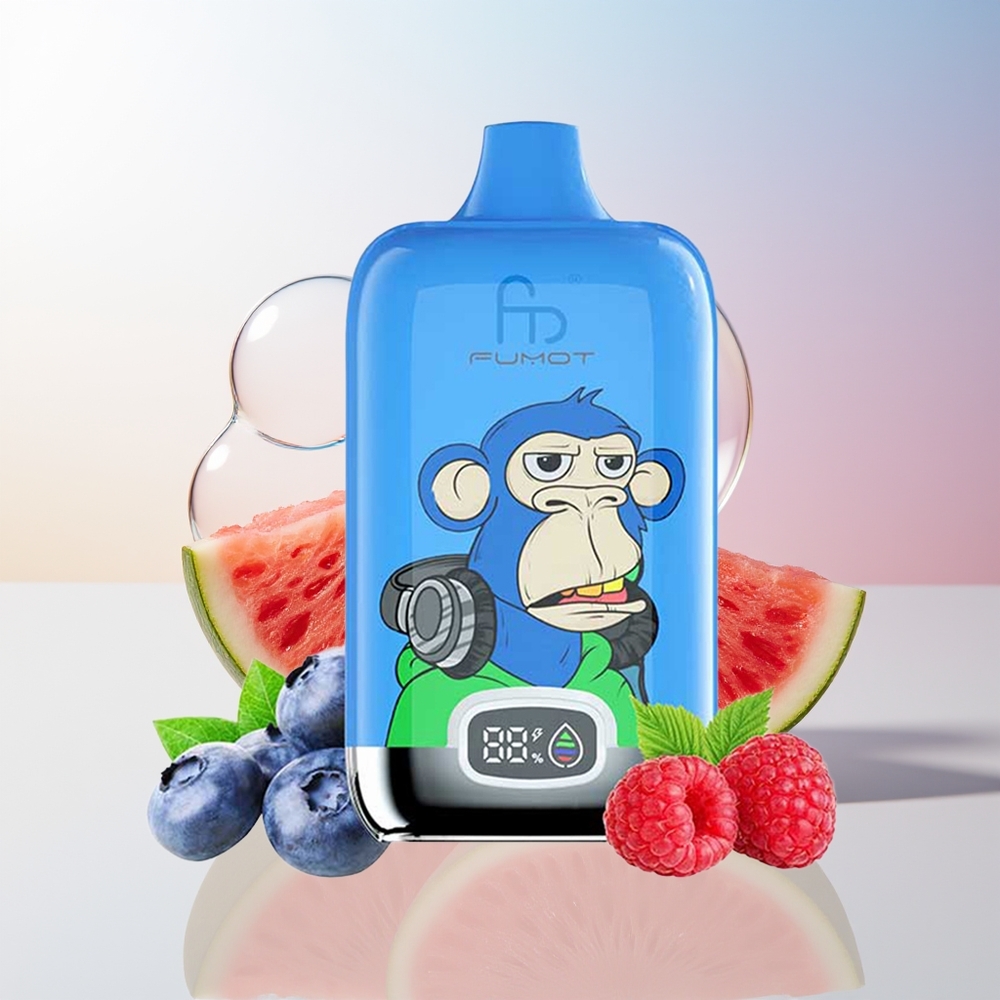 Wholesale Croatia Fumot Tornado Digital Box 12000 Puffs Jednokratna Vape Jagoda Lubenica 20ml 550mAh MTL Mesh Coil Type-C