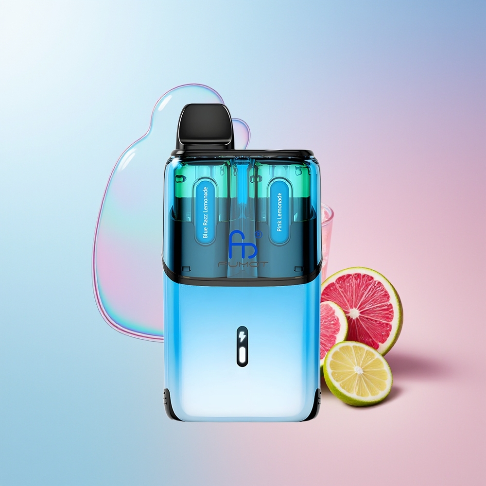 Wholesale Croatia Fumot Ultra T32000 32000 Plava Malina Limunada - Ružičasta Limunada 800mAh 24ml 20mg Mesh Coil Type-C