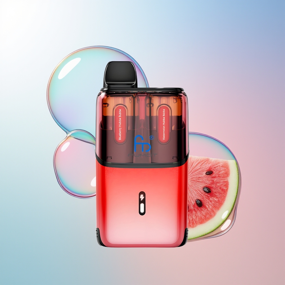 Wholesale Croatia Fumot Ultra T32000 32000 Ustima Borovnica Hubba Bubba - Lubenica Hubba Bubba 800mAh 24ml Type-C Mesh Coil