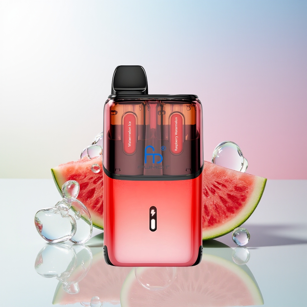 Wholesale Croatia Fumot Ultra T32000 32000 pufova Lubenica Led - Malina Lubenica 800mAh 24ml Type-C 20mg Mesh Coil