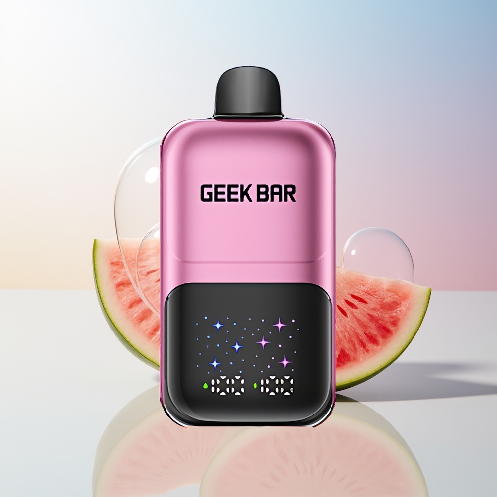 Wholesale Croatia GEEK BAR 2GO 50000 Puffs Breskva  Lubenica Interactive Large Screen Dual Tanks Rechargeable