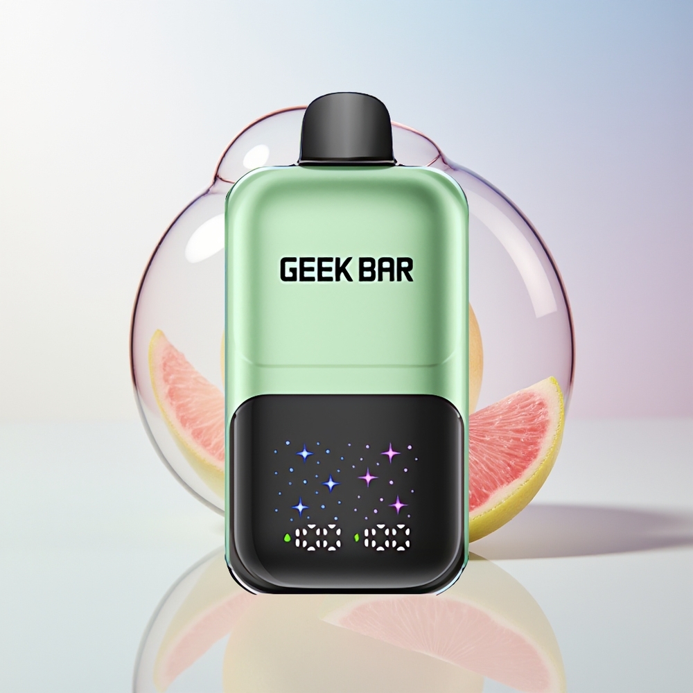 Wholesale Croatia GEEK BAR 2GO 50000 Puffs Dvostruka Jabuka AB Interaktivni Veliki Ekran Dvostruki Spremnik 20mL 5 Nikotina