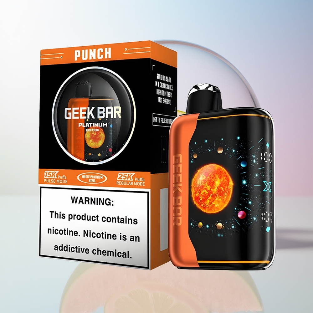 Wholesale Croatia GEEK BAR Platinum Edition 25000 Puffs Punch Dual Mesh 20mL 2 Nikotina