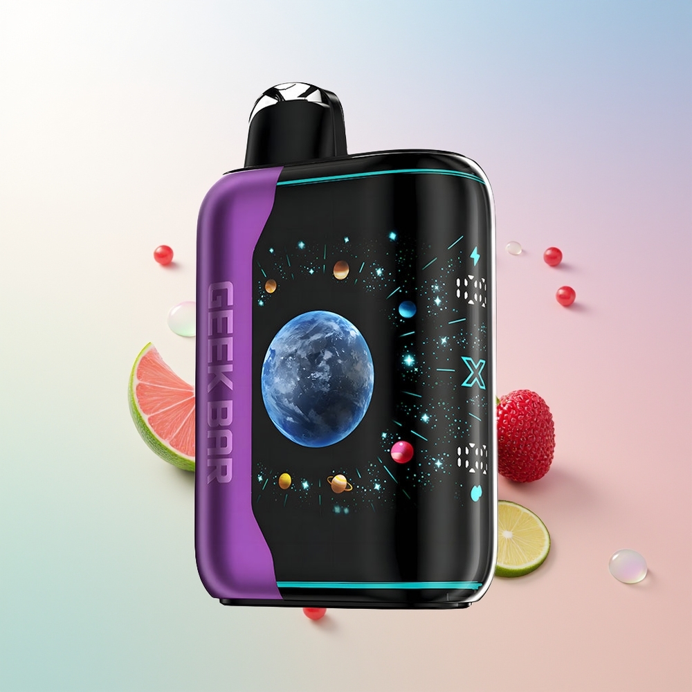 Wholesale Croatia GEEK BAR Platinum Edition 25000 Puševa Jagoda Trešnja Limeta Dual Mesh Coil 20mL E-Liquid 2 Nikotina