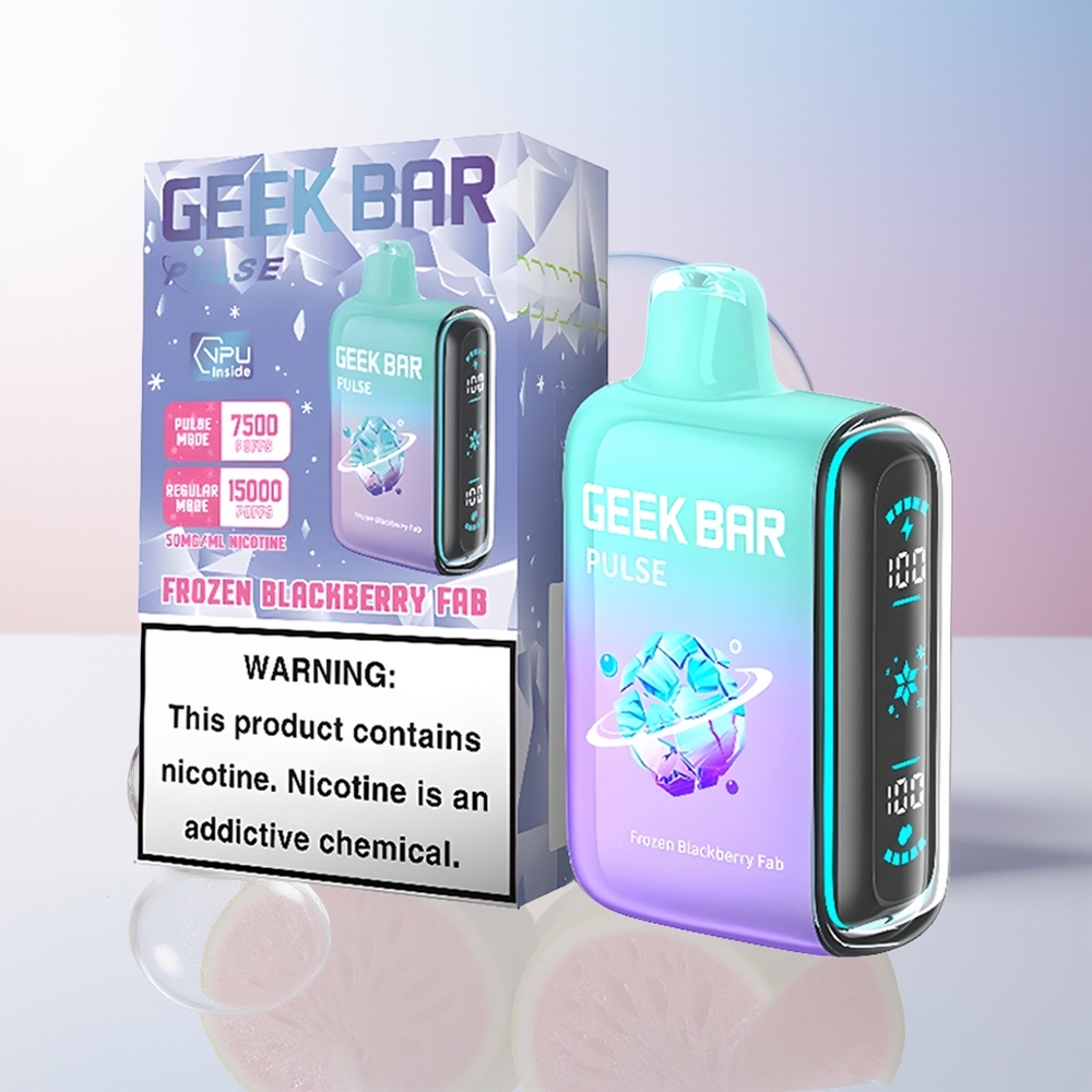 Wholesale Croatia GEEK BAR Pulse 15000 Puffova Zamrznuta Edicija 16ML 5 Nikotina USB Type-C