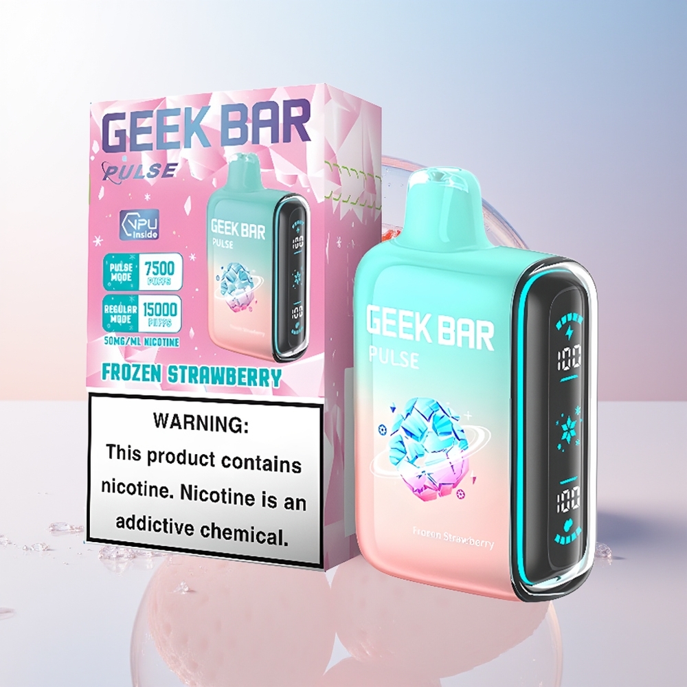 Wholesale Croatia GEEK BAR Pulse 15000 Puffova Zamrznuta Edicija 16ML 5 Nikotina USB Type-C