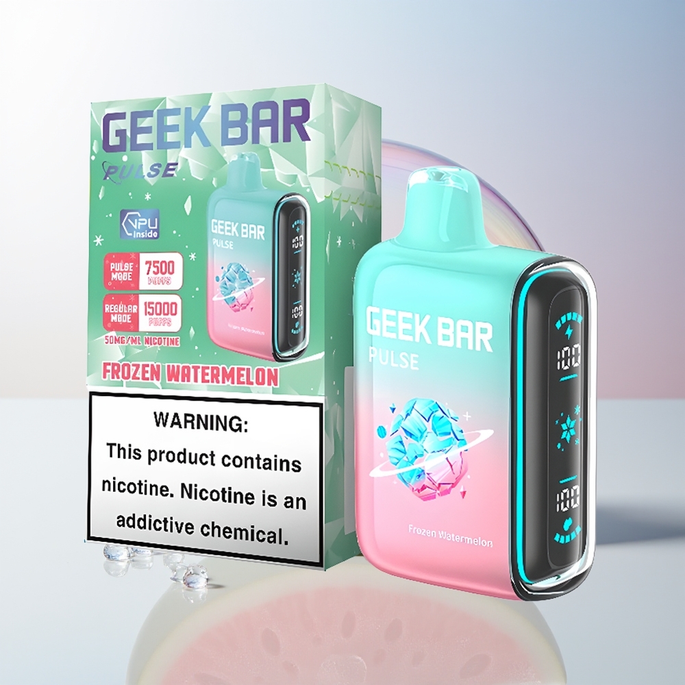Wholesale Croatia GEEK BAR Pulse 15000 Puffova Zamrznuta Edicija 16ML 5 Nikotina USB Type-C