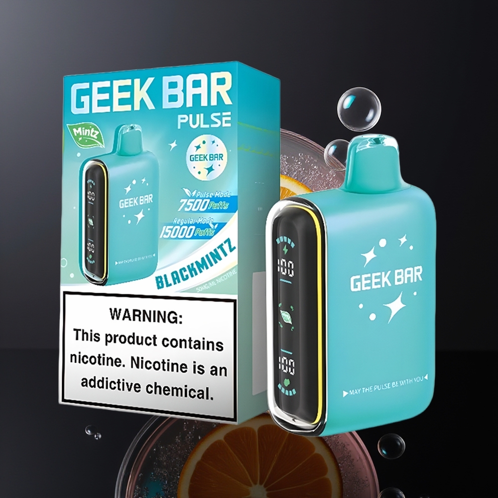 Wholesale Croatia GEEK BAR Pulse 15000 Puffs Jednokratna Vape Menta Edition 16ML 5 650mAh USB-C