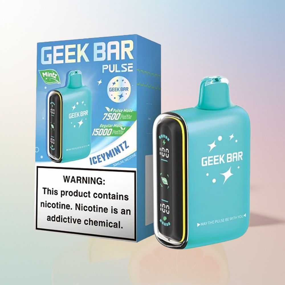 Wholesale Croatia GEEK BAR Pulse 15000 Puffs Jednokratna Vape Menta Edition 16ML 5 650mAh USB-C