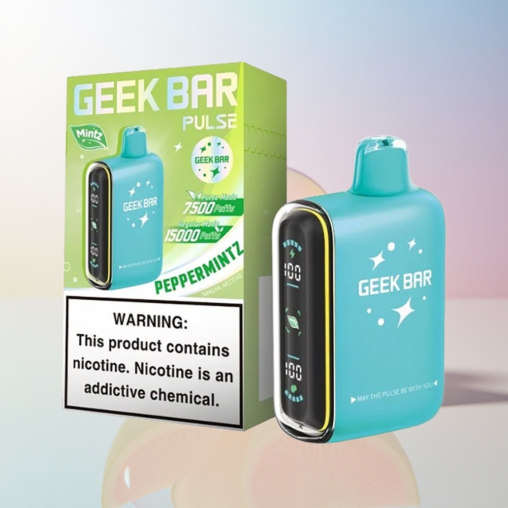 Wholesale Croatia GEEK BAR Pulse 15000 Puffs Jednokratna Vape Menta Edition 16ML 5 650mAh USB-C