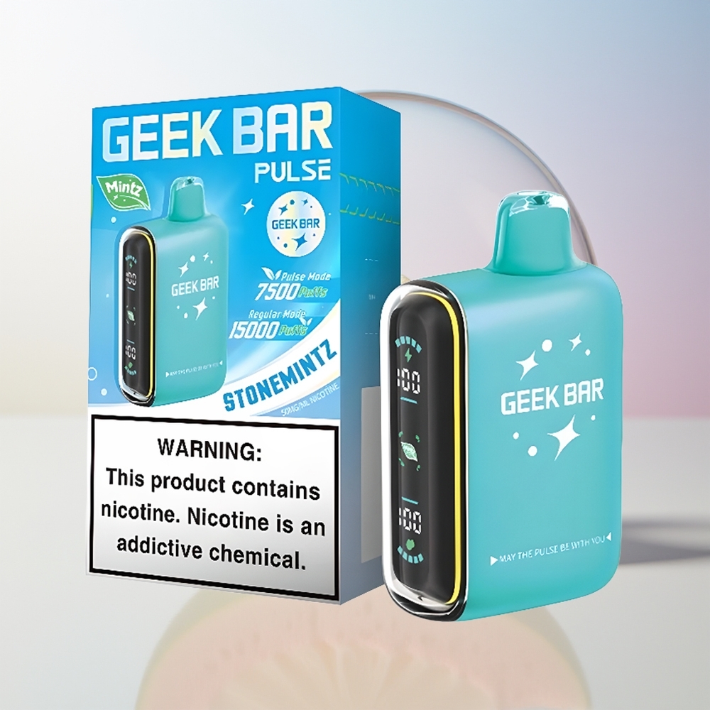 Wholesale Croatia GEEK BAR Pulse 15000 Puffs Jednokratna Vape Menta Edition 16ML 5 650mAh USB-C