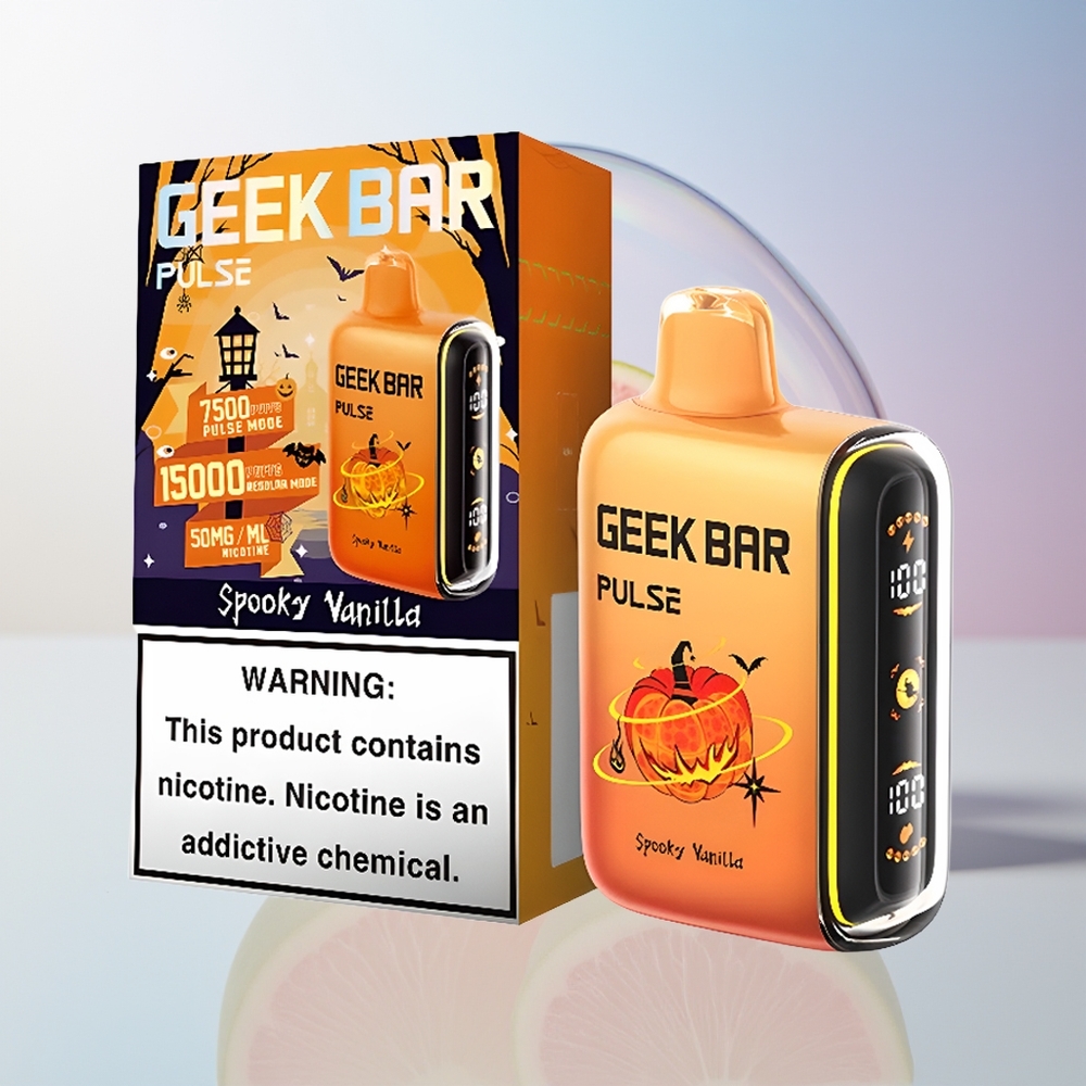 Wholesale Croatia GEEK BAR Pulse 15000 Udaraja 16ML 5 Nikotina USB Type-C Noć vještica