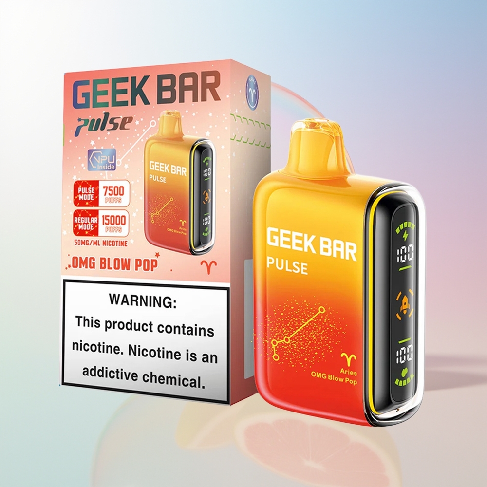 Wholesale Croatia GEEK BAR Pulse 15000 Udarci Jednokratna Vape Zodiac Edition 16ML 5 Nikotin