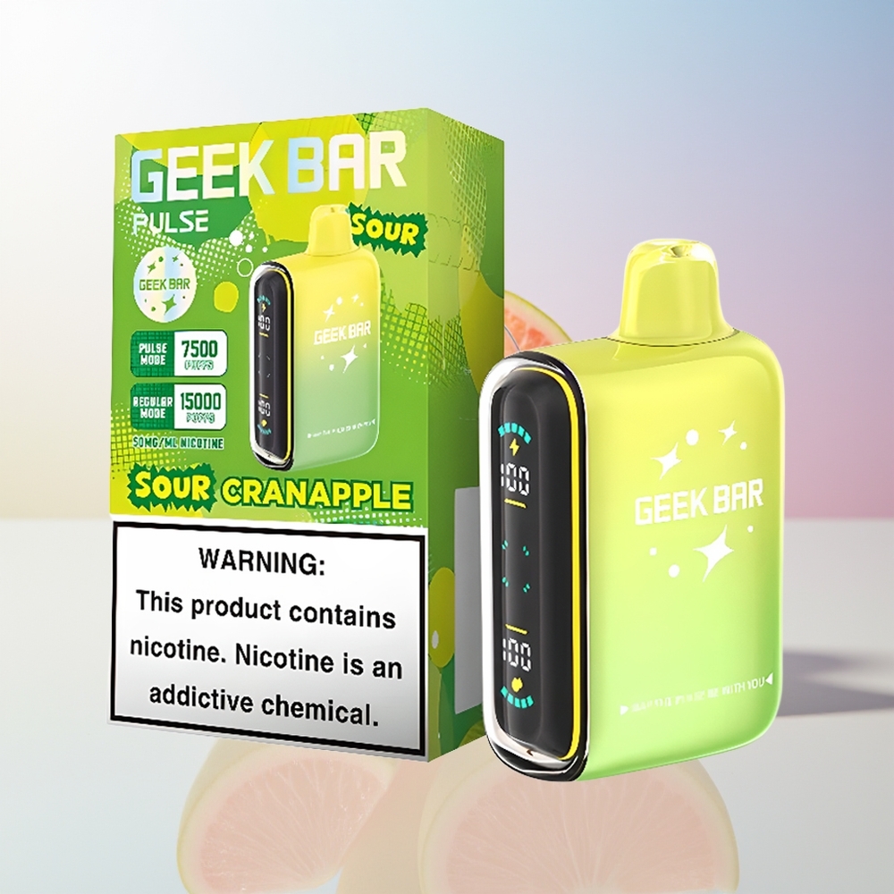 Wholesale Croatia GEEK BAR Pulse 15000 Udisa Kiselo Izdanje 16ML 5 USB Type-C